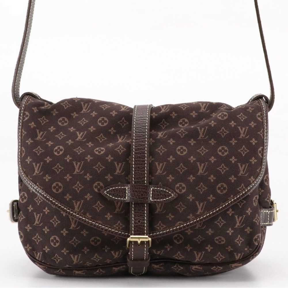 Louis Vuitton Saumur 30 Crossbody in Mini Lin Idylle Canvas and Leather